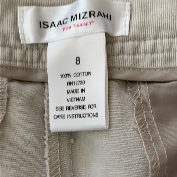 SZ 8 Cream Isaac Mizrahi for Target Women’s Pants - Picture 3 of 4